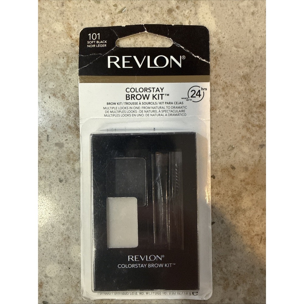 NEW Revlon Colorstay Brow Kit-‎ 101 SOFT BLACK